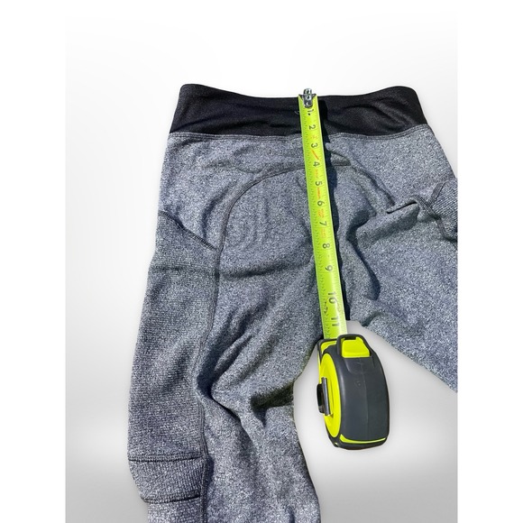 Lululemon Gray Heathered Leggings athletic Activewear Size 4 yoga running gym - Picture 5 of 6